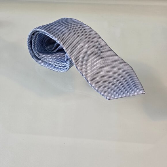 PUCCINI Bows-N-Ties Men's Necktie Solid Textured Microfiber Matte Tie 3.25 In - Picture 7 of 8